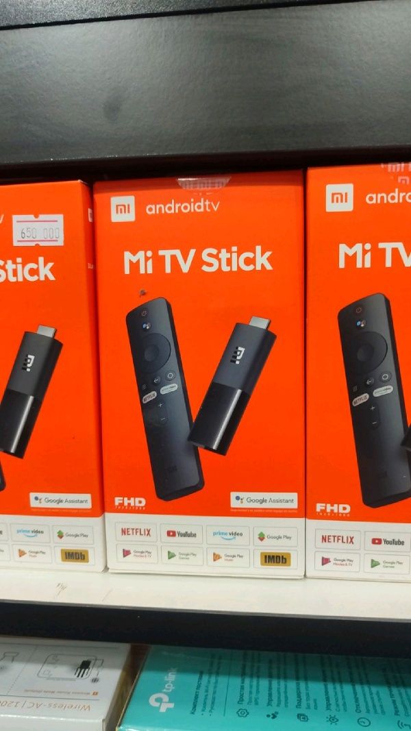 Cкидка ! Aqilli Tv pristavka Xiaomi Mi TV Stick Full HD 1080p