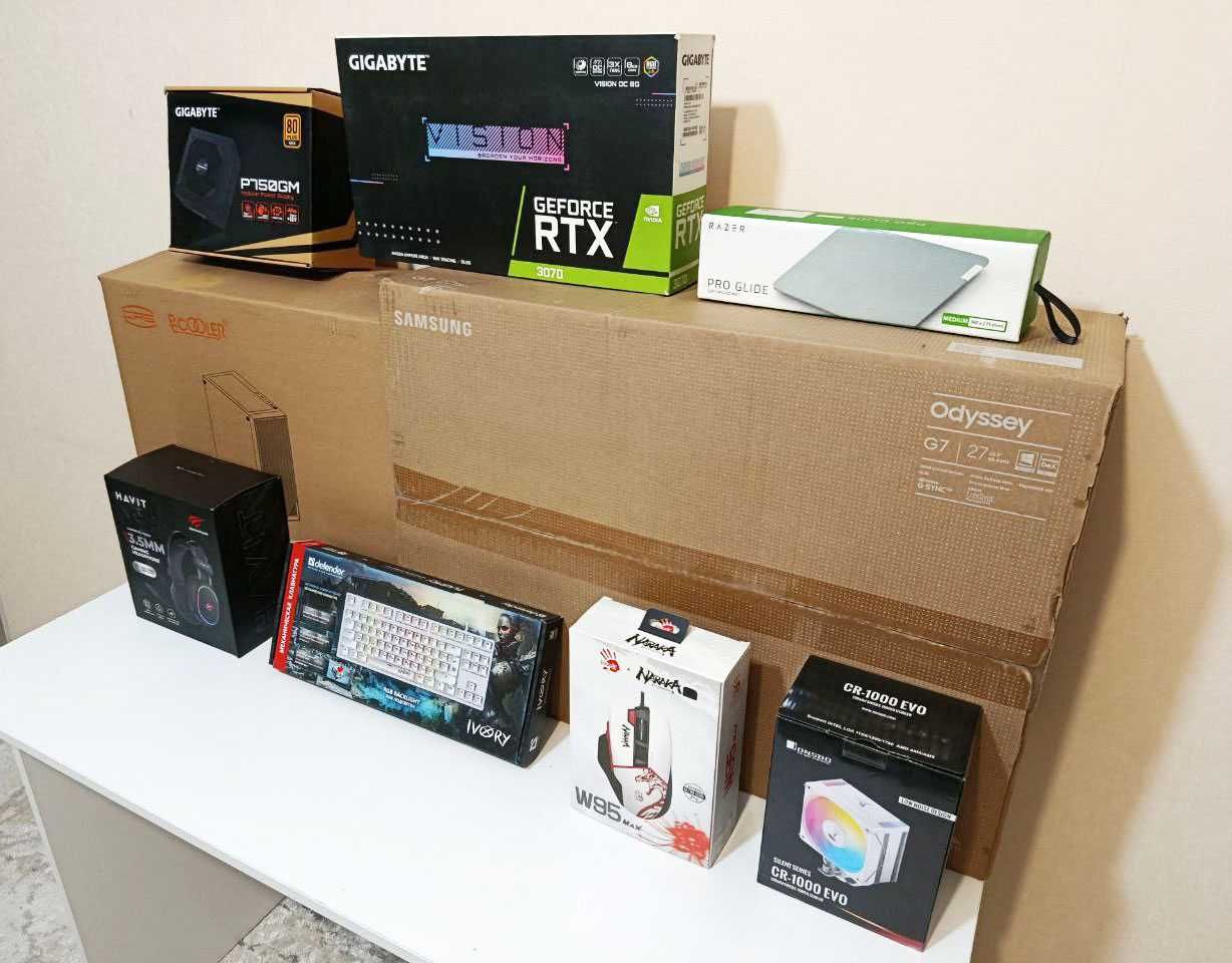 Компьютер Core i5-14400F + Монитор 240 герц + Периферия + Девайсы