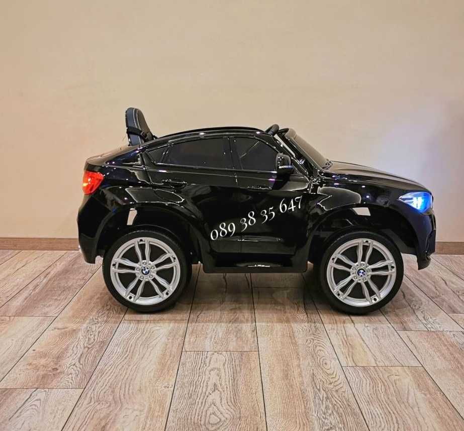 ТОП ЦЕНА!НОВО!Акумулаторен джип BMW X6 с 12V батерия,EVA гуми,USB