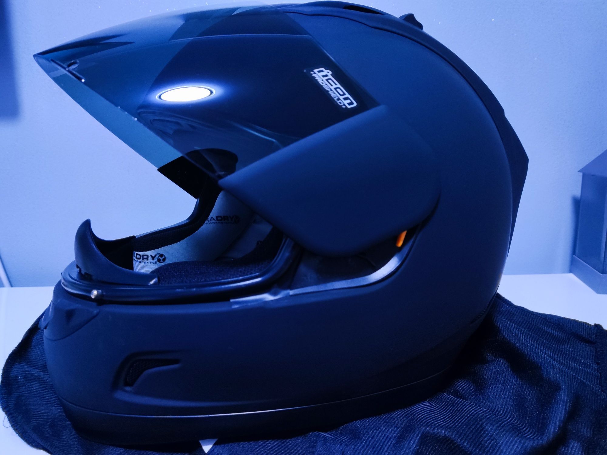 Каска Icon Alliance Dark Rubatone black matte - L(59/60)