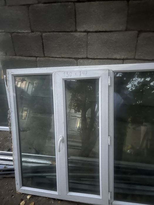 Пластик терезелер б/у