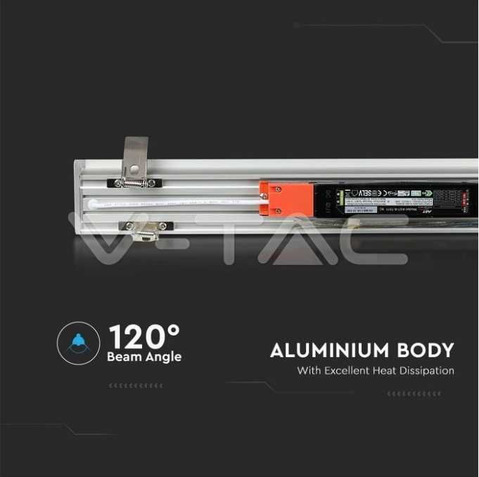 ЛЕД LED Линейна лампа SAMSUNG ЧИП 80W 6400К 240см