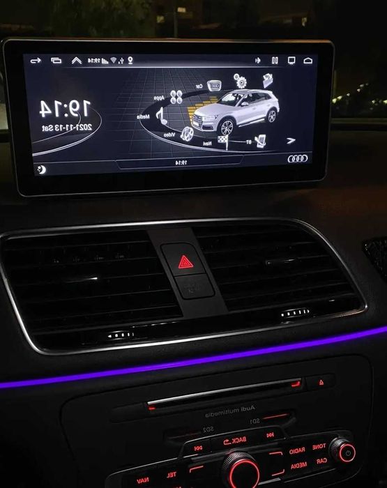 Мултимедия за Audi Q3 Двоен дин Android навигация Ауди Q3 дисплей
