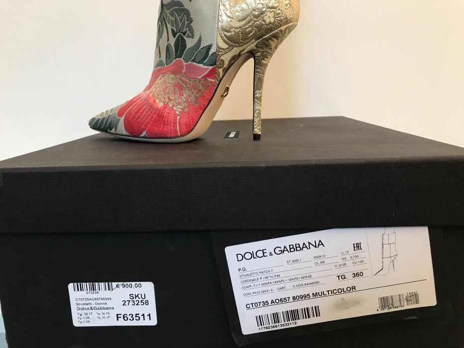 Dolce Gabbana cizme dama 36, autentice, retail 900 euro