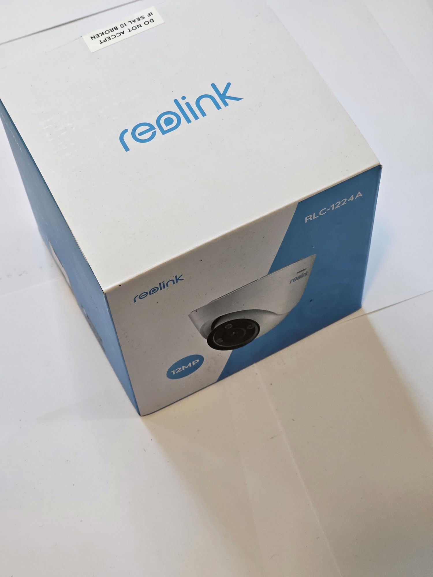 Camera de supraveghere PoE, Reolink RLC 1224A, rezolutie 12MP, sigilat