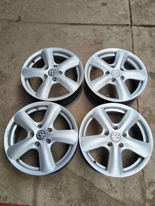 Vând Jante Aluminiu 5x112 R16 vw passat touran golf 5 6 7 audi a3 a4