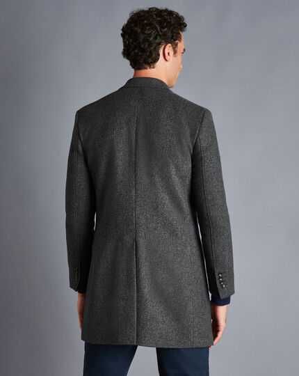 Palton regular 54 XXL herringbone de lux Paul Smith lana Alpaca