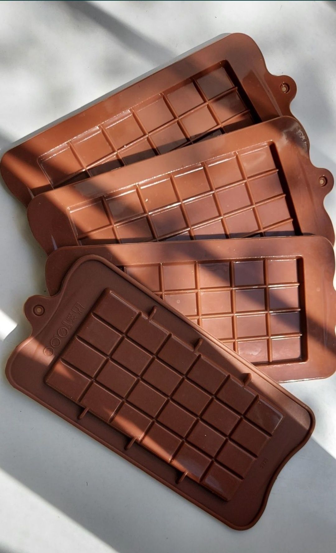 Силиконовые формы для плиток шоколада