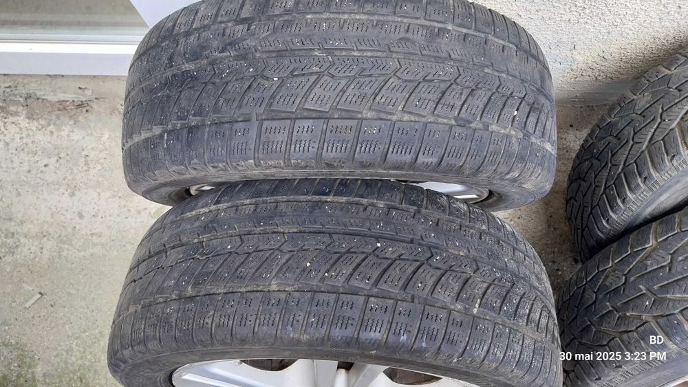 Vând 4 roti R16,  5x114,3, Mitsubishi 205/55 R16 Jante BORBEIT
