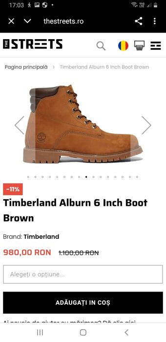 Bocanci Timberland nr 43