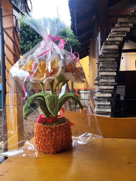 Ръчно изработено цвете