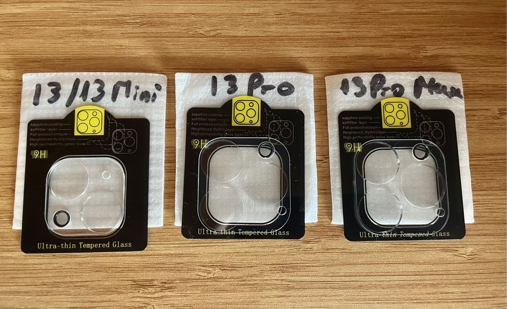 Vand folie sticla camera Iphone 11,12,13,14,15 Pro Max,16