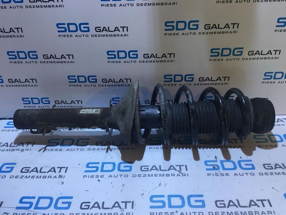 Amortizor / Telescop Complet cu Arc si Flansa Stanga Fata Seat Toledo 2 1.4 1.6 1998 - 2005 Cod Piesa : 1J0 413 031 BJ / 1J0413031BJ