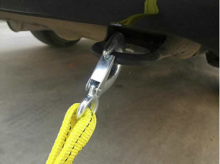 Двойно Усилено Въже / Колан за Теглене На Автомобили и Джипове