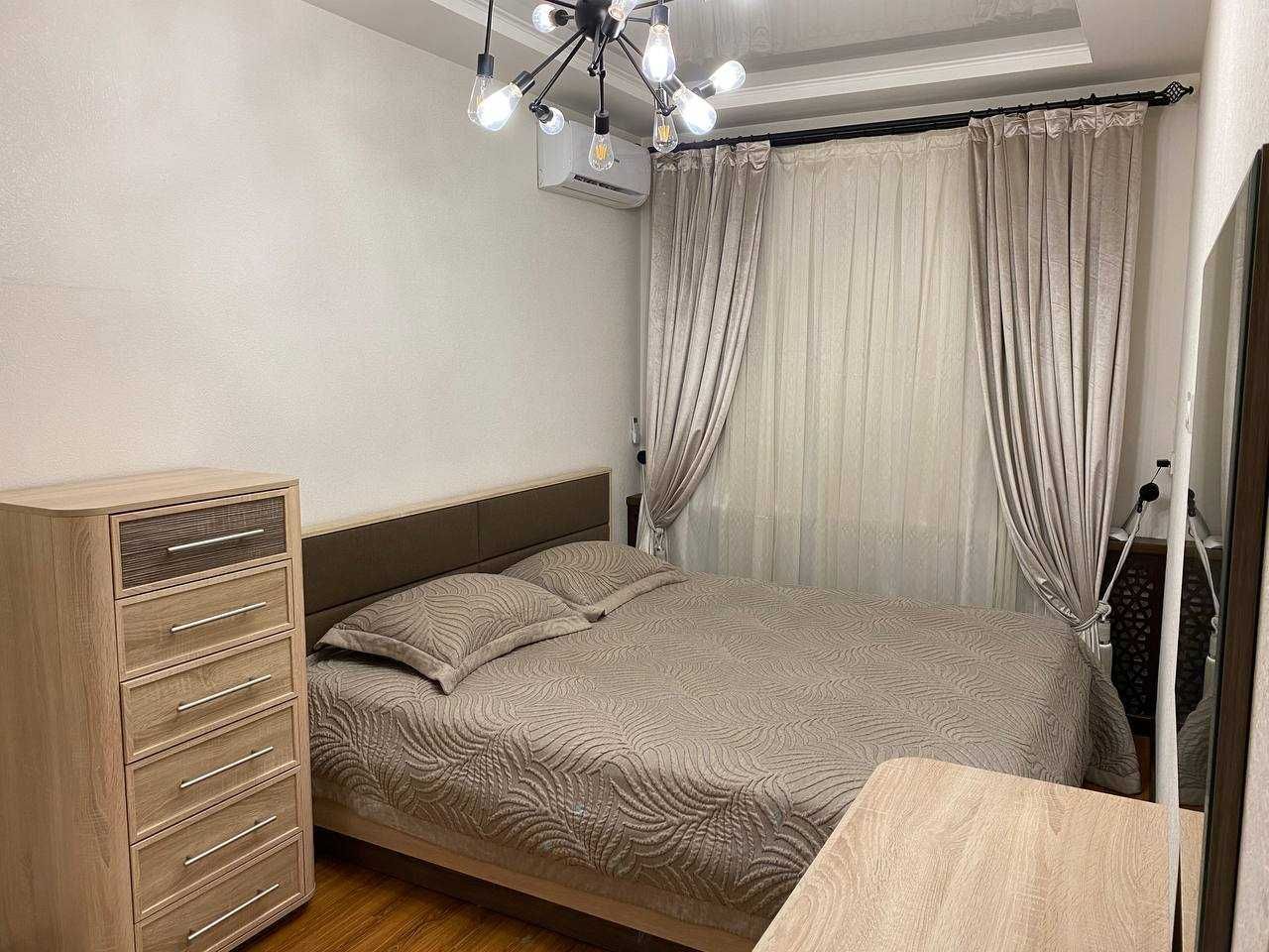 Сдам в Аренду Ойбек 3/7/9, 75м2. Евроремонт. Улица Афросиаб дом 6