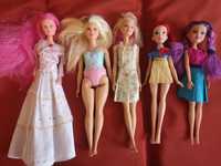Lot 5 papusi originale Barbie, Disney, Simba Toys