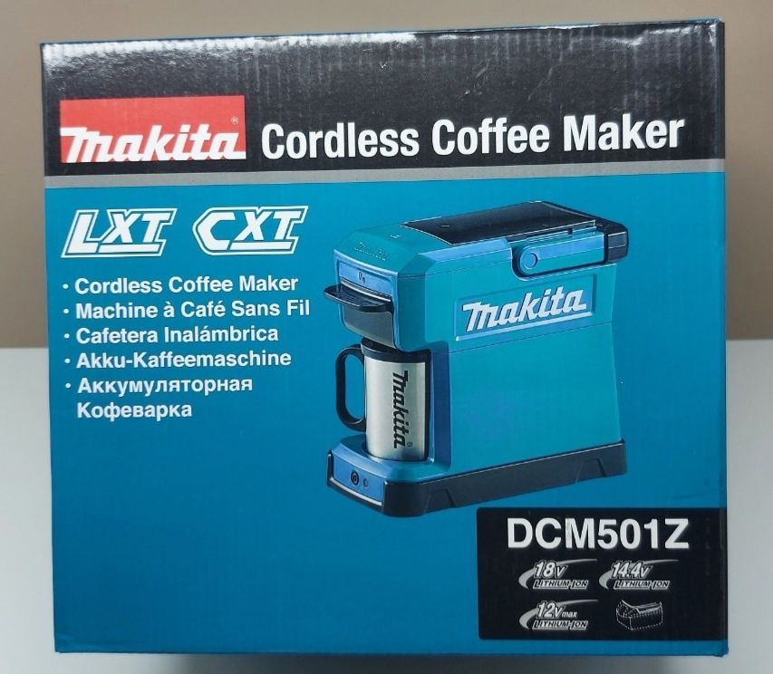 ПРОМОЦИЯ.Акумулаторна машина за кафе и чай Makita DCM501Z