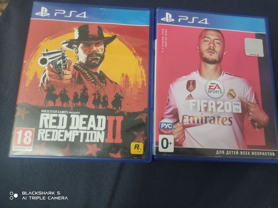 игры на ps 5-4 rdr2, fifa20