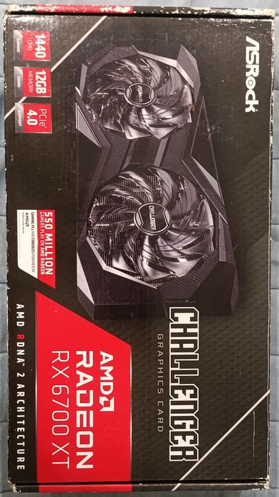 Видеокарту Radeon RX 6700 XT продам