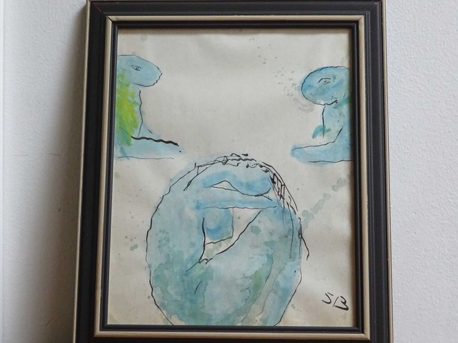 Tablou Sabin Balasa, “Speranta” | tehnica mixta deosebita