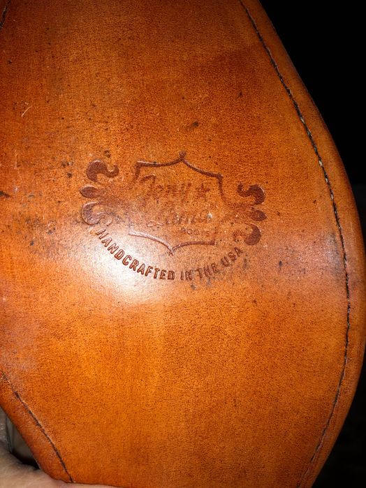 Чифт мъжки каубойски ботуши от естествена кожа ръчно изработени