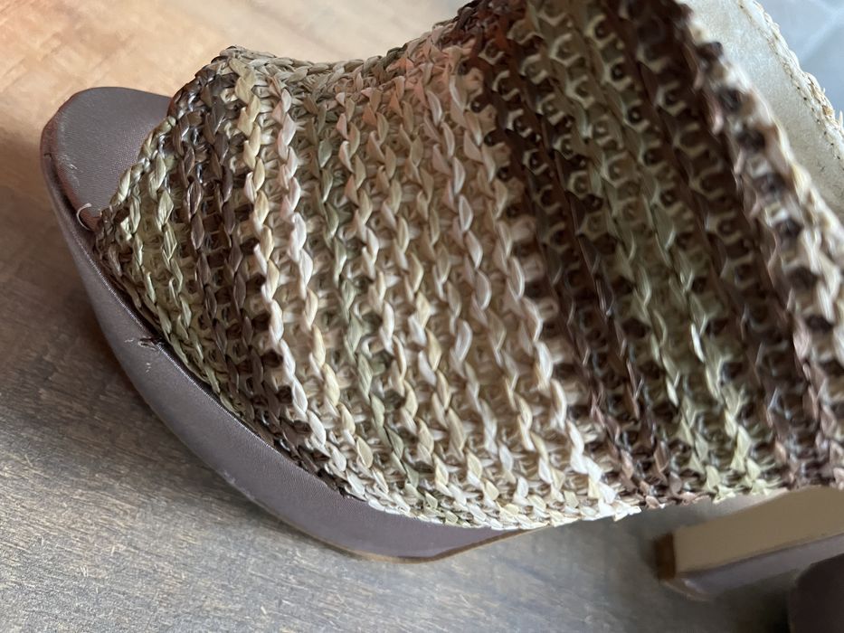 Saboti Vera Pelle Bugiarda Made in Italy, cu platforma