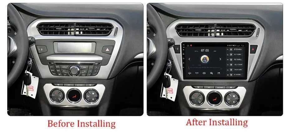 NAVIGATIE Android 14 Peugeot 301 Citroen Elysee 1/8 Gb CarPlay +CAMERA