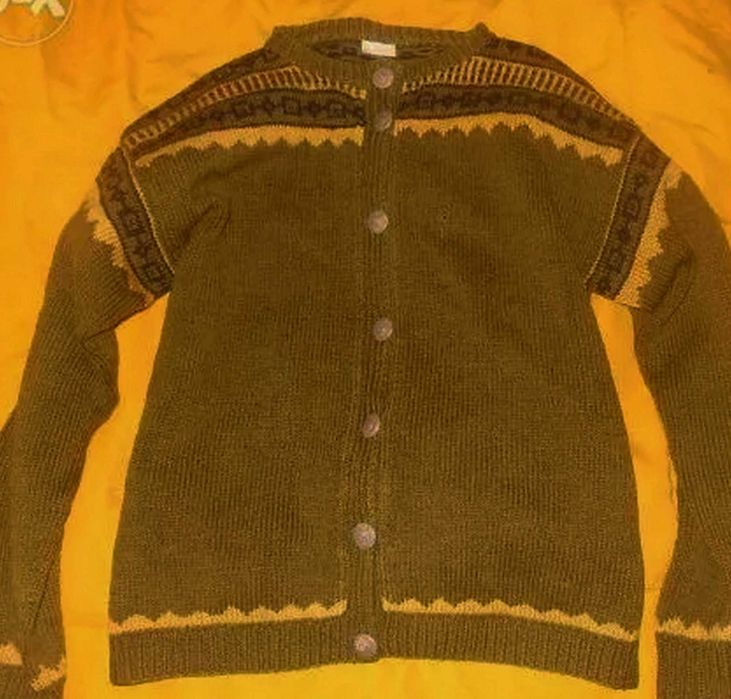 Cardigan / Pulover dama din lana naturala extrafina, S, M, L