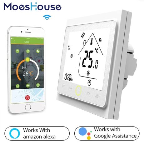 Termostat Moes (smarthome + wifi wi-fi wireless) Alexa sau Google home