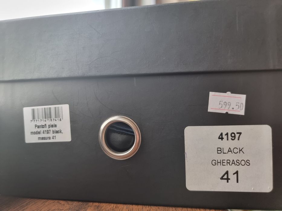 Pantofi premium handmade de piele Gherasos