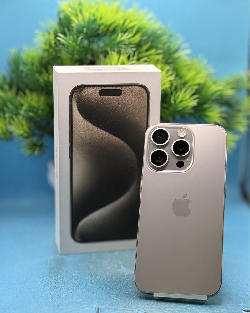 ГАРАНЦИОНЕН!!! Apple iPhone 15 Pro, 128GB, 5G, Natural Titanium
