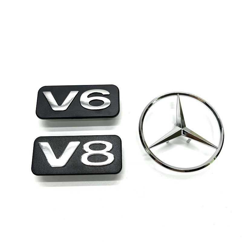 Mercedes V6 V8 емблема Mercedes за капак двигател M272 M273