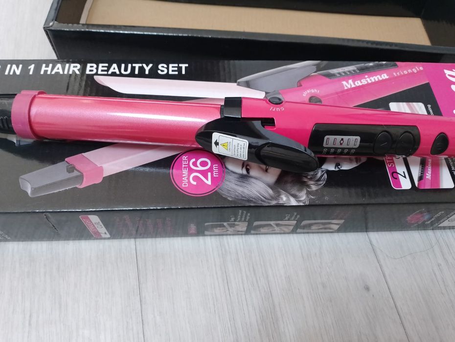 Утюжок и выпрямитель 2в1 для волос