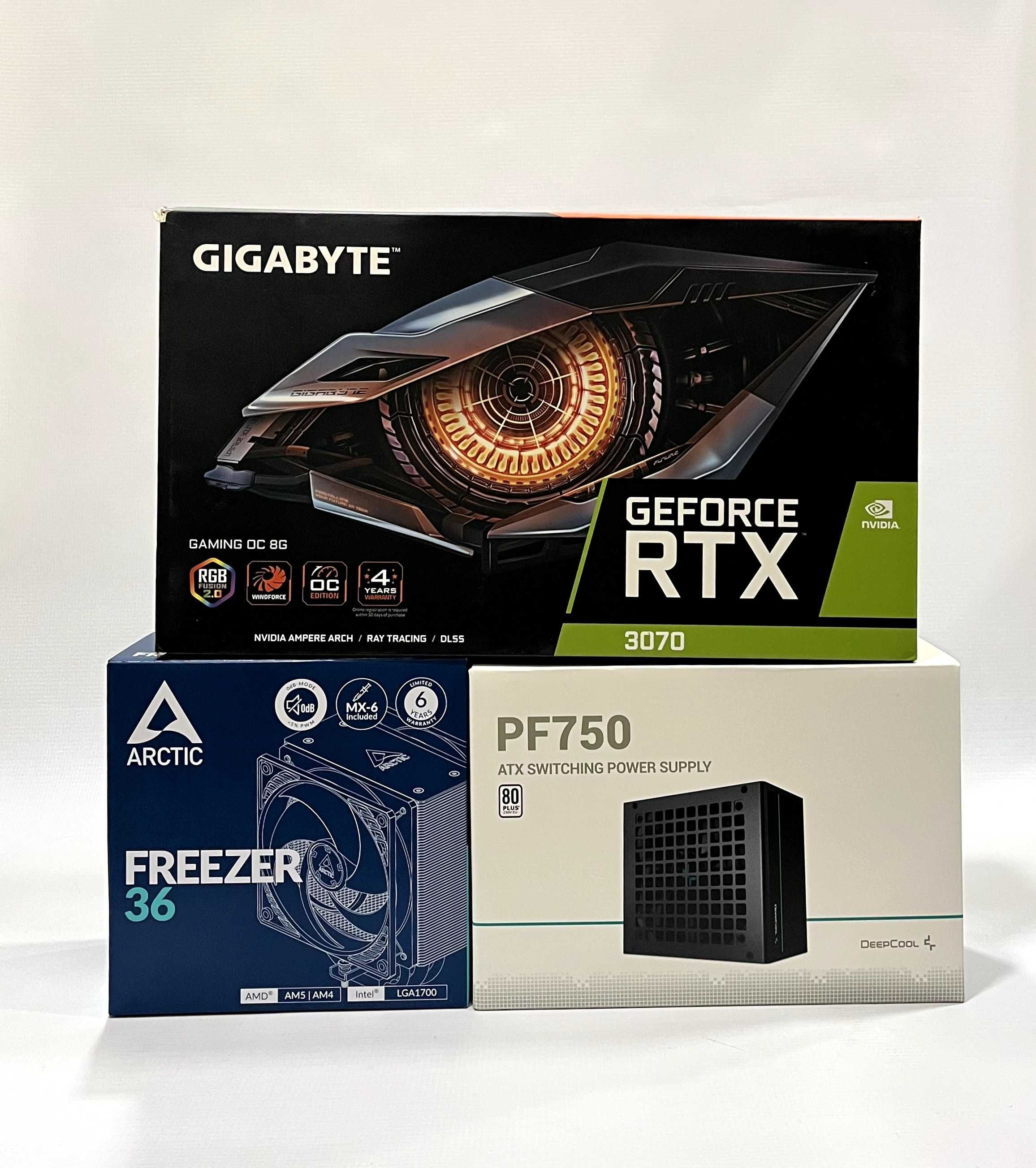 Геймърски компютър AMD Ryzen 7 5700G, RTX 3070 8GB, 16GB ram
