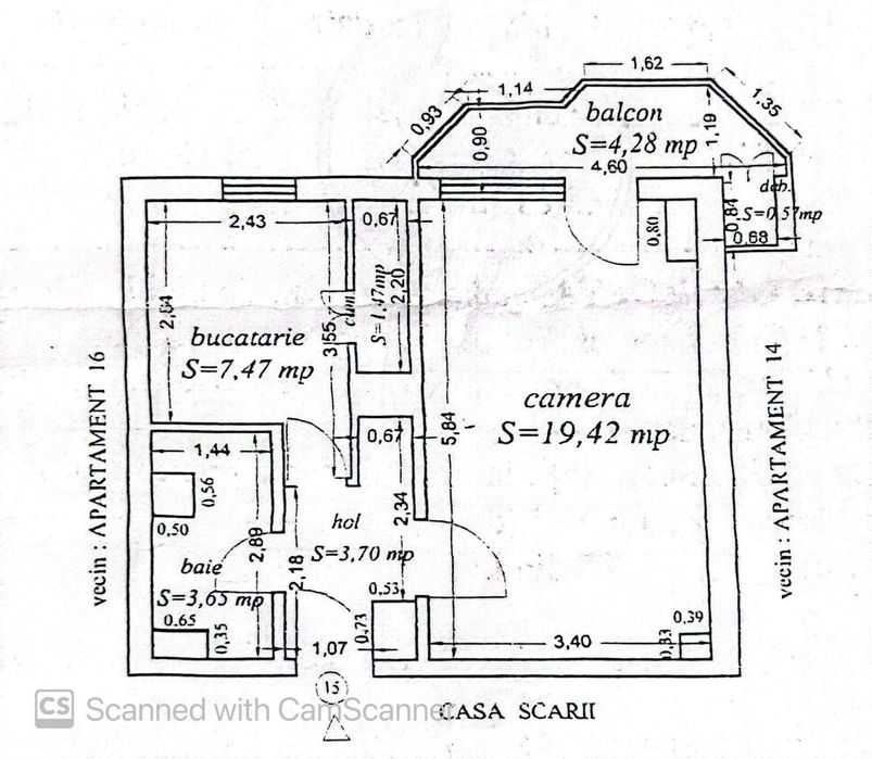 Garsoniera vanzare 42mp poarta 6