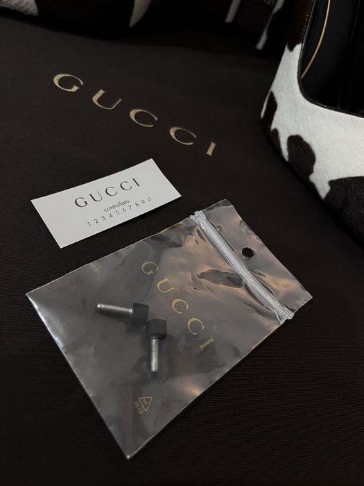 PANTOFI GUCCI originali, noi din blana de ponei