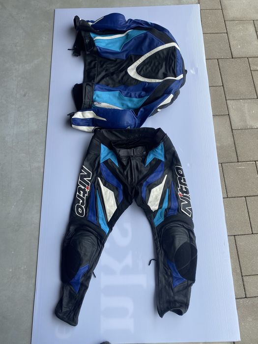 Costum moto piele 2 piese