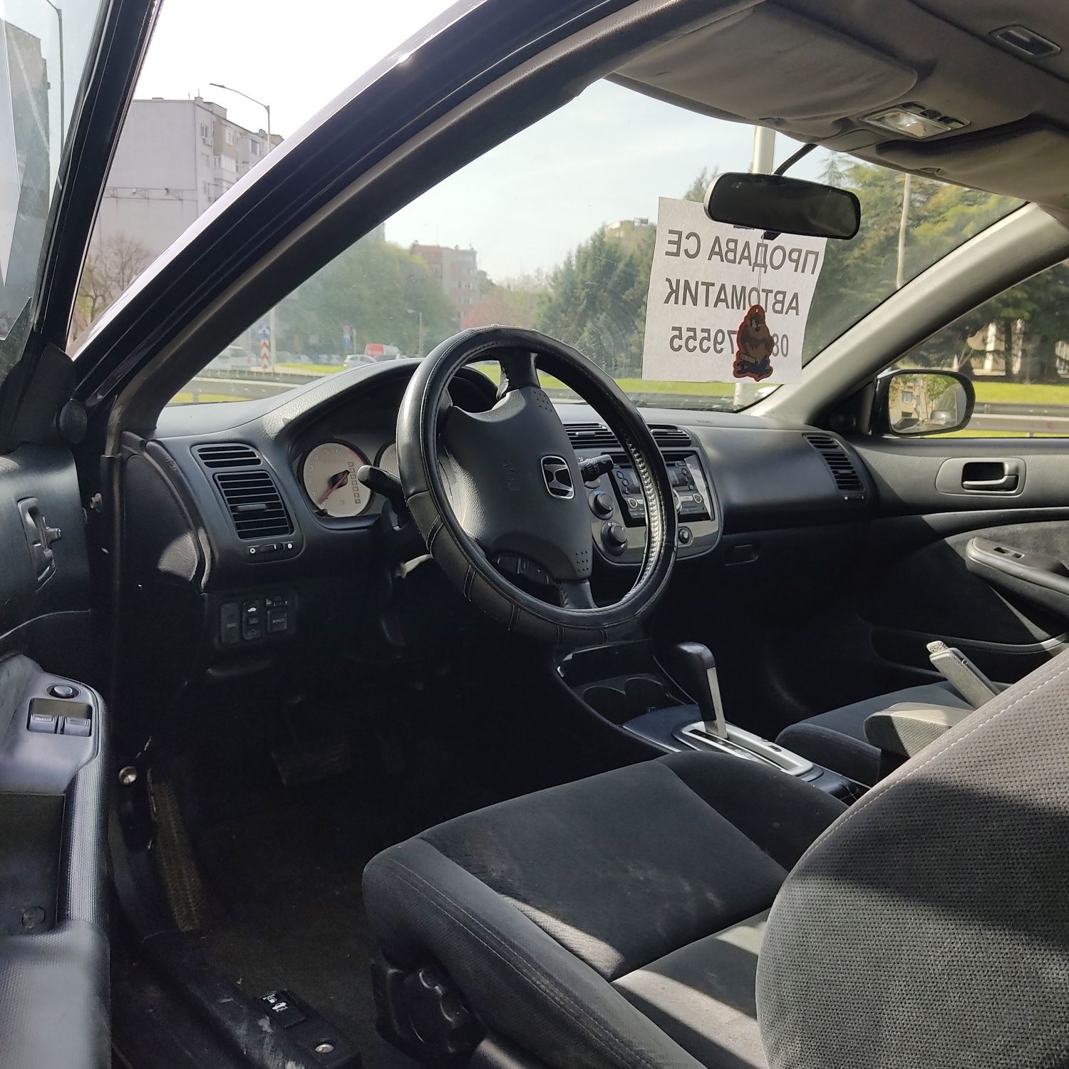 Honda Civic 7 Coupe, 1.7i, Автоматик