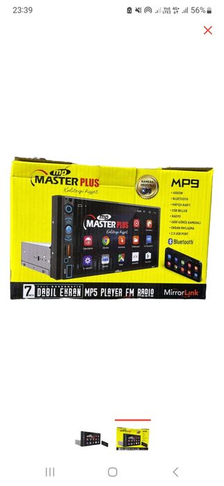 Магнитолла 1дин 7 дюймов с камерой заднего вида