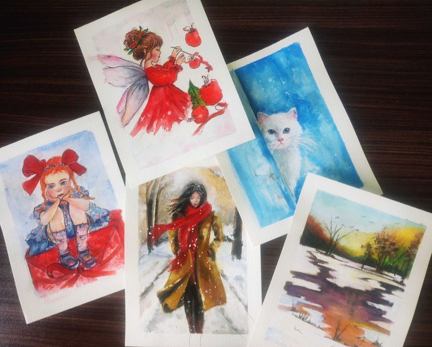 ,,В очакване на празниците,,Картина