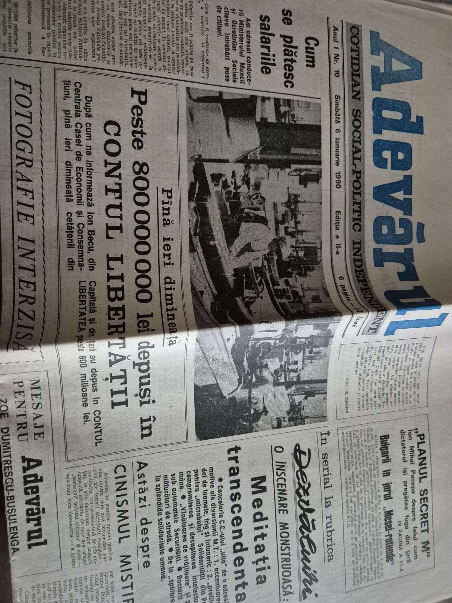 12 ziare vechi relatind evenimente deosebite
