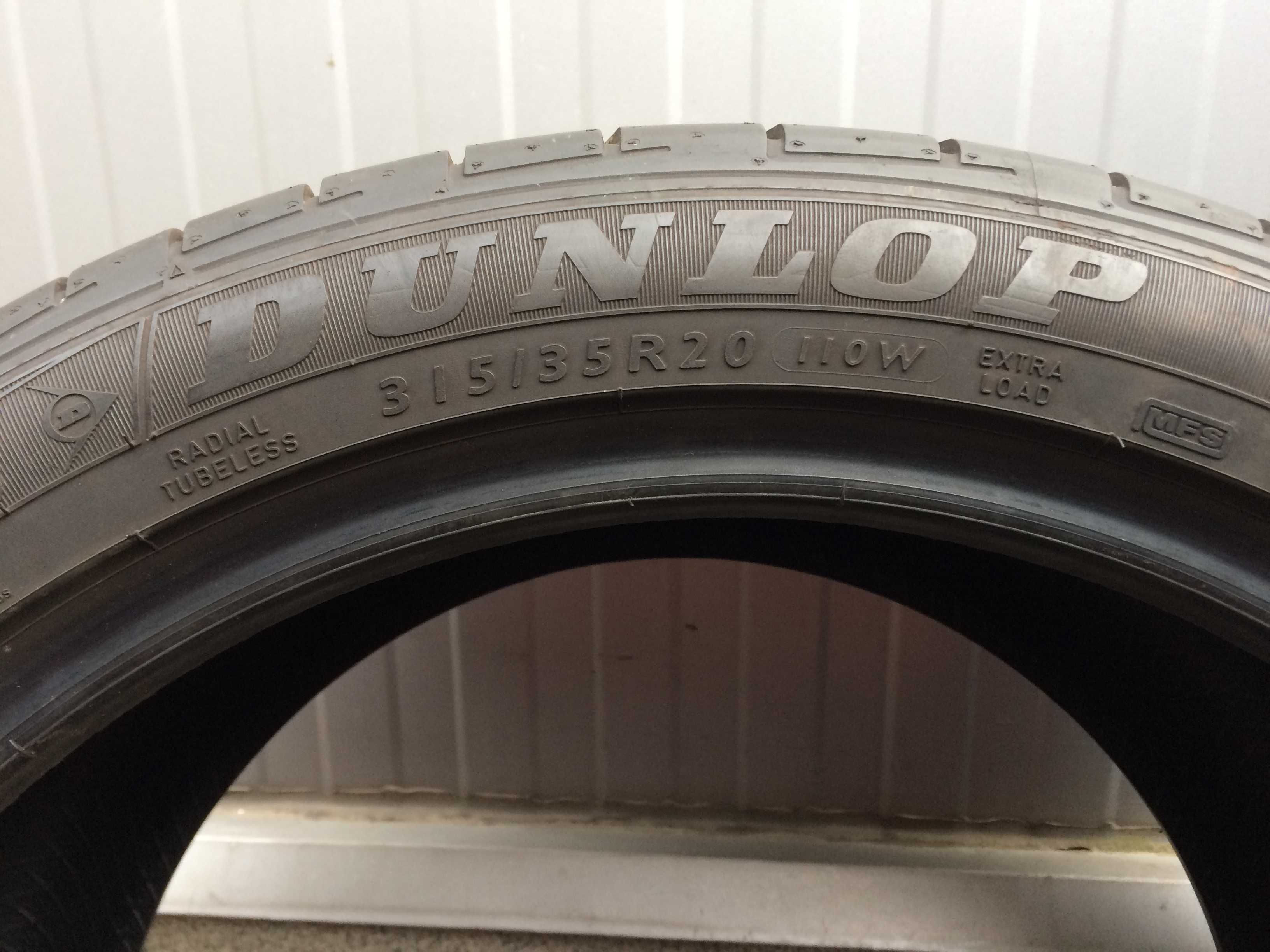 315 35 R20 Dunlop vara / RunFlat Bmw