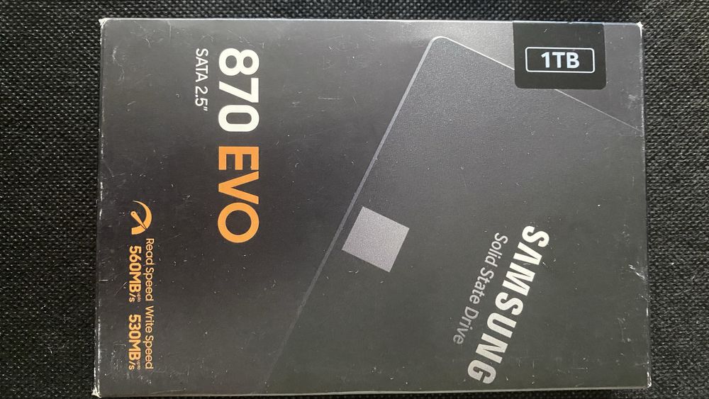 SIGILAT SSD intern Samsung 870 EVO 1TB SATA III 560MBs/530MBs