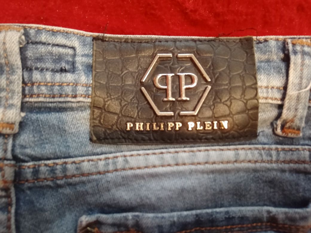 Philipp Plein-дънкови къси панталони размер-26-оригинални