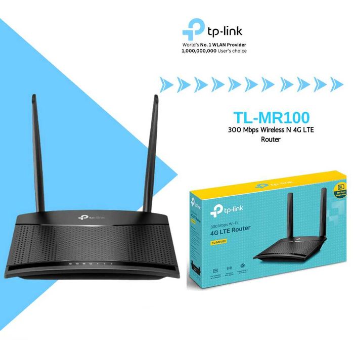 TP-Link MR100 Wi-Fi роутер с поддержкой 4G SIM-карты. Есть доставка