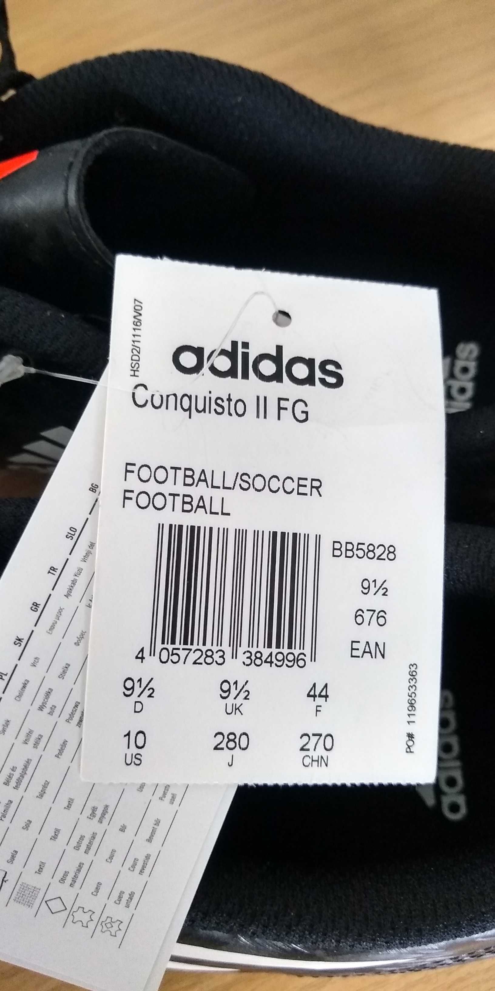 НОВИ!!! Футболни обувки Adidas Conquisto II FG