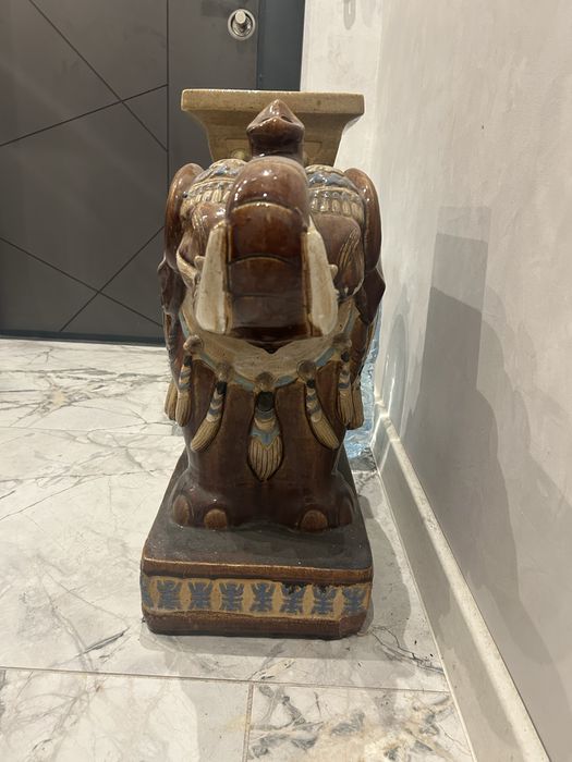 Антично керамично слонче Индия АШВАГАНДА