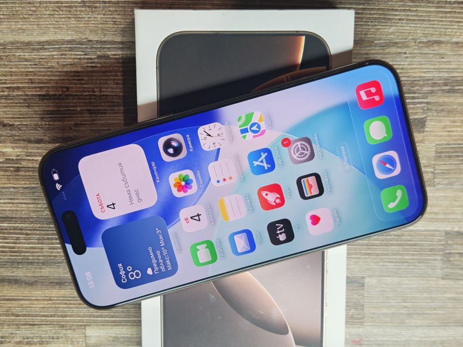 Като нов iPhone 16 Pro Max 5G 256 GB Desert 19м.гаранция