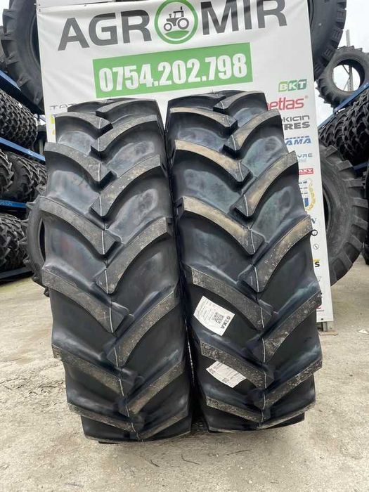 Cauciucuri noi 15.5-38 cu 12 pliuri pt tractor spate U650 marca OZKA