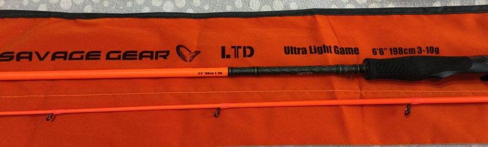 Въдица Savage Gear Orange Ltd Ultra Light Game 1.98m F 3-10g UL 2sec